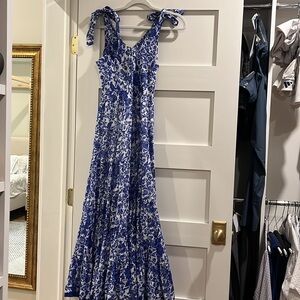 Free People Blue & White floral dress